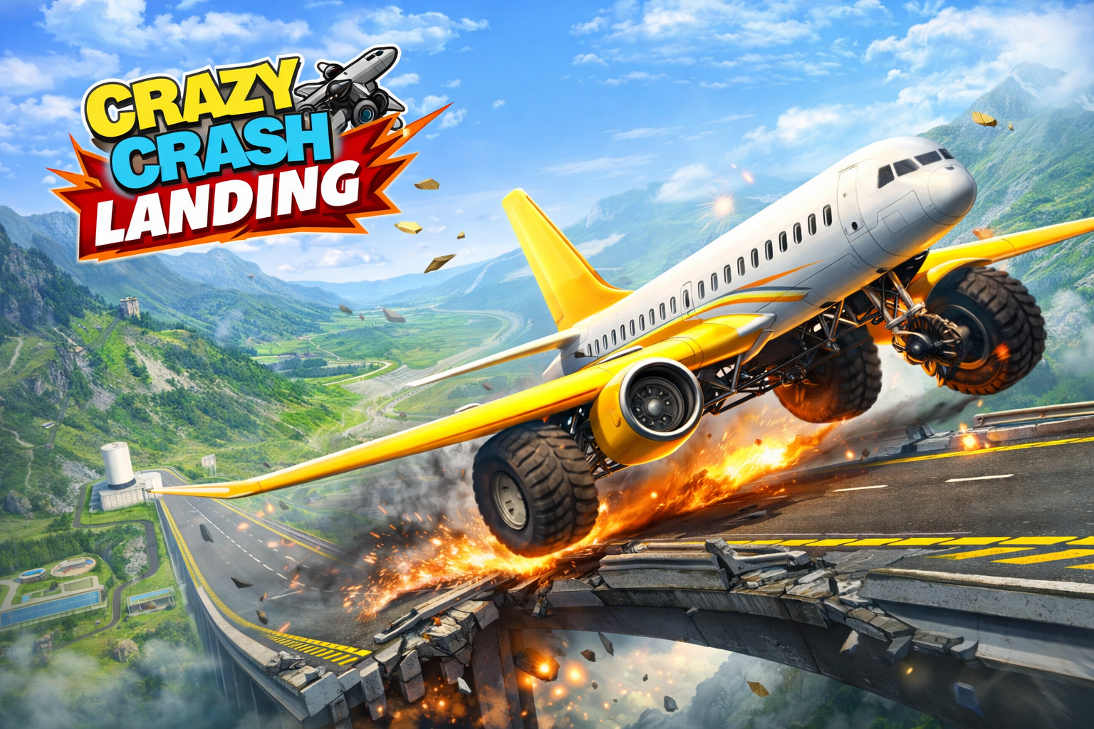 Crazy Crash Landing game preview