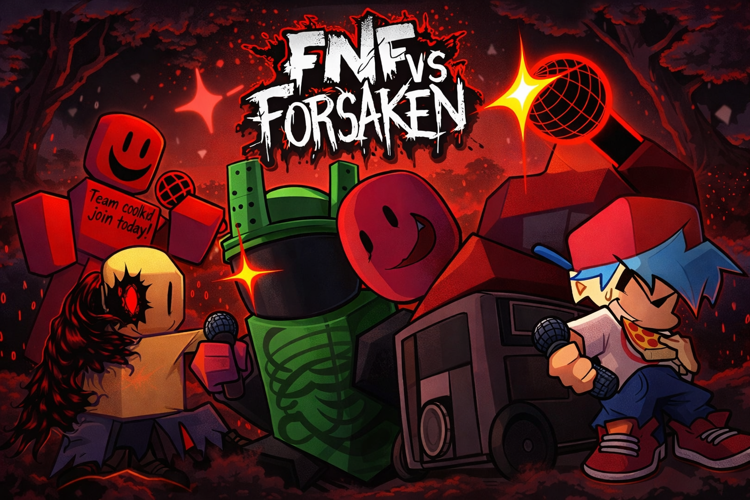 Fnf Vs Forsaken game preview