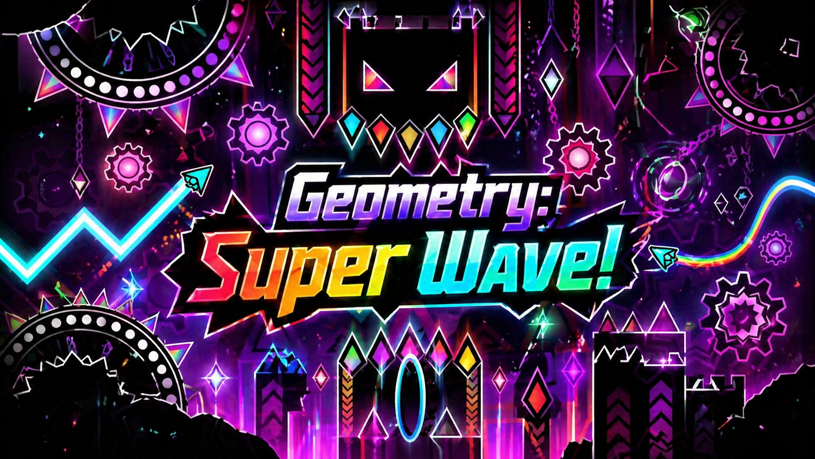 Geometry Super Wave game preview
