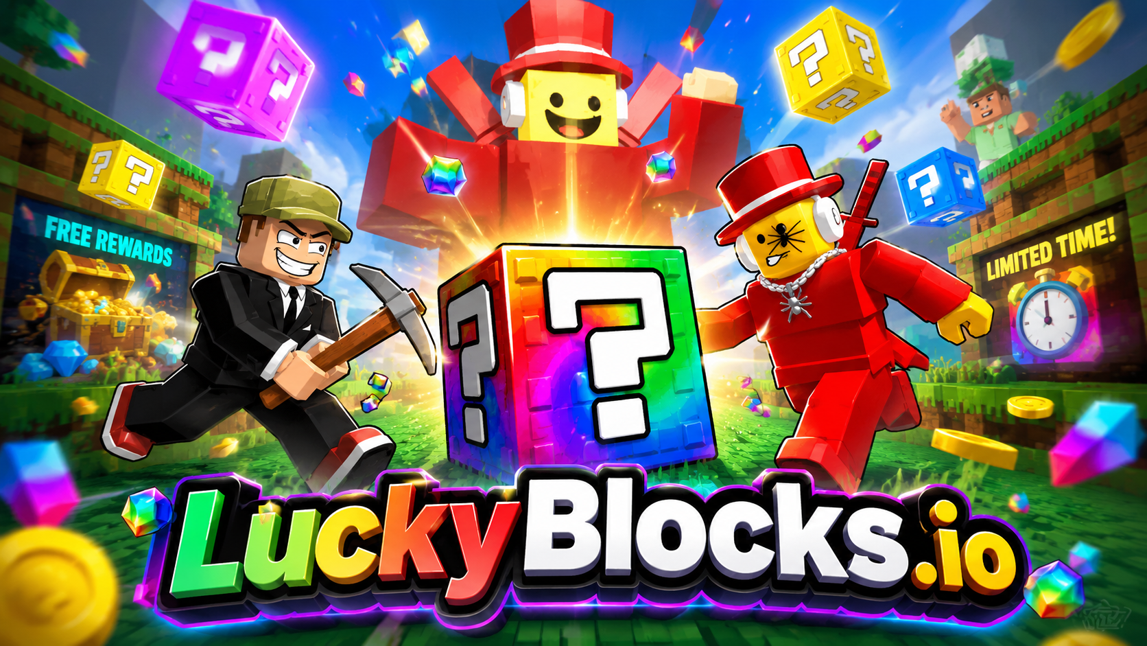 Luckyblocks Io game preview