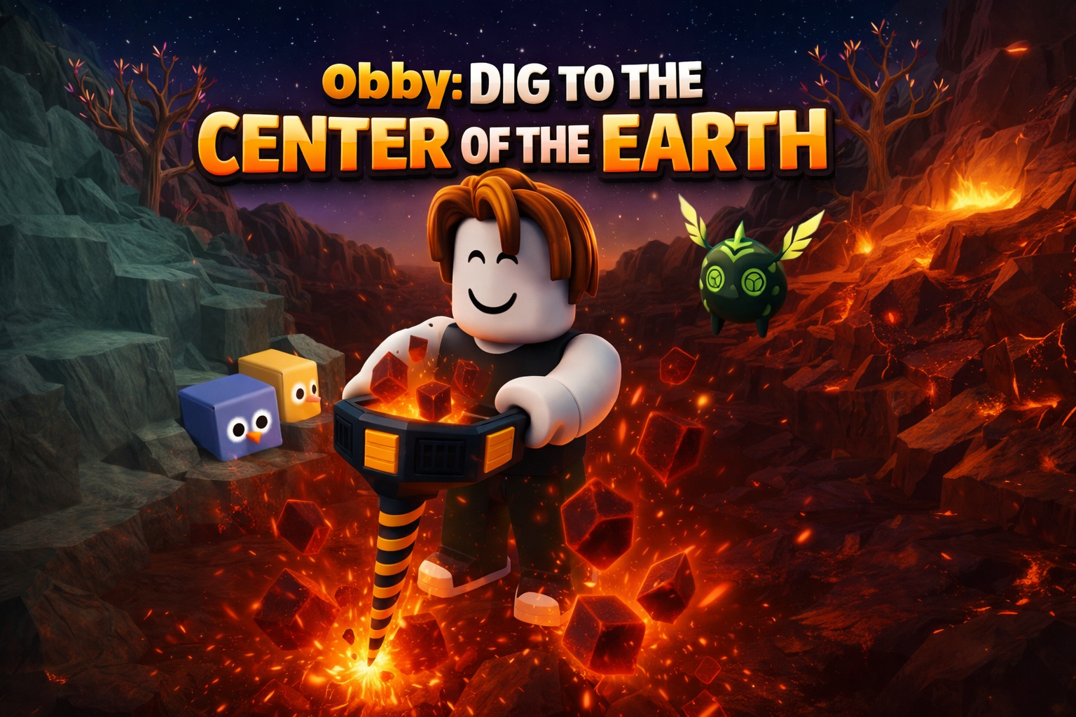 Obby Dig To The Center Of The Earth game preview