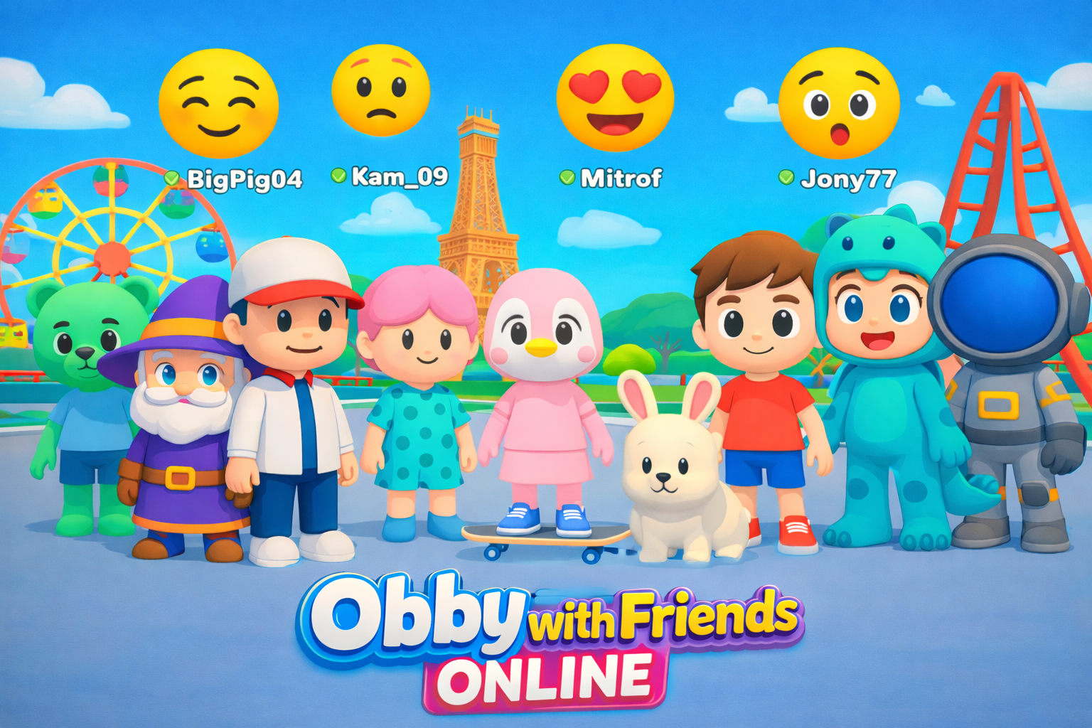 Obby With Friends Online game preview