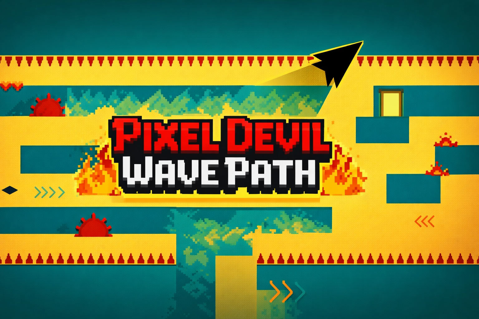 Pixel Devil Wave Path game preview