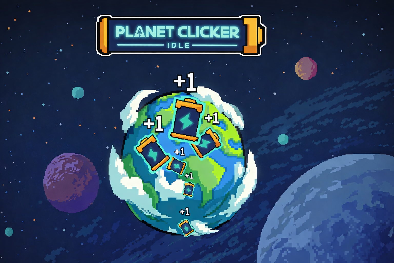 Planet Clicker game preview