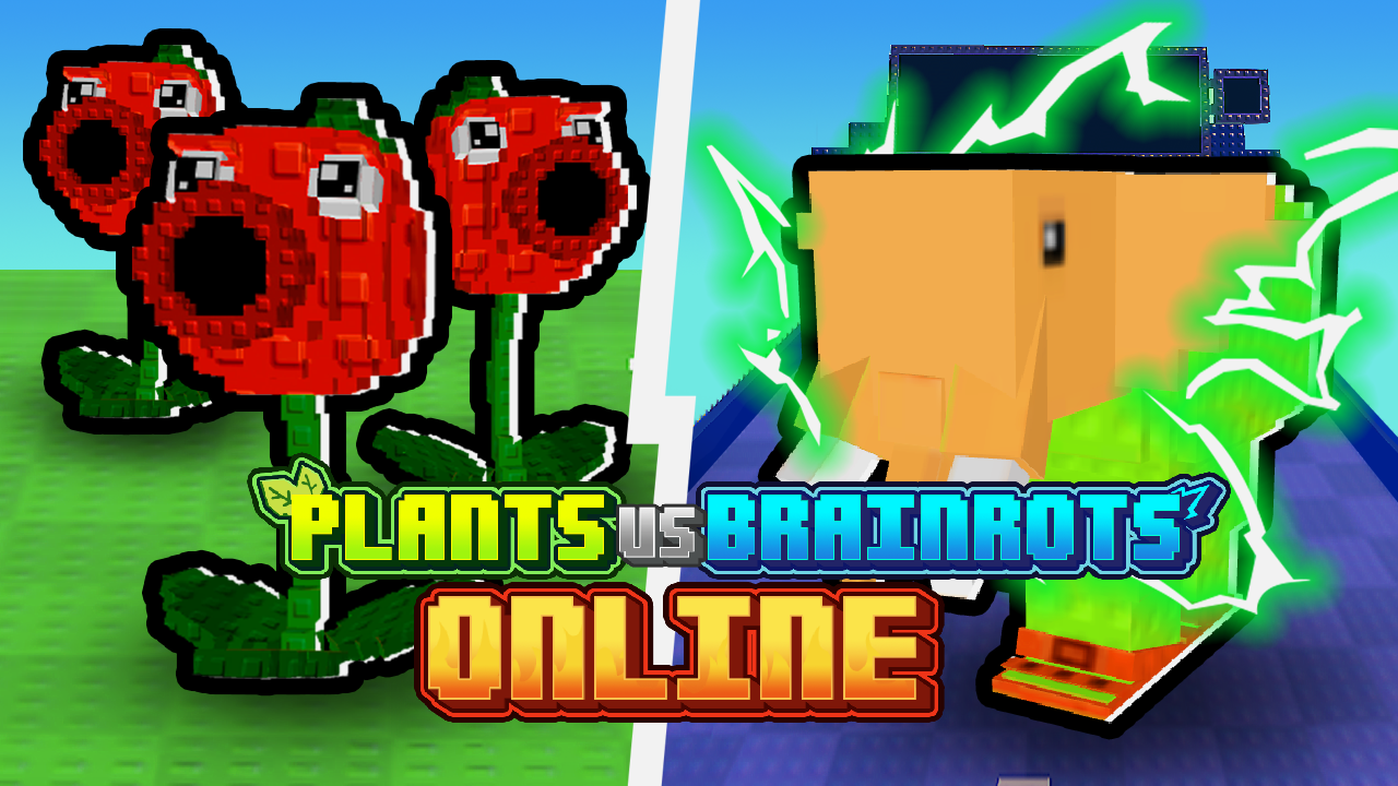 Plants Vs Brainrots Online game preview