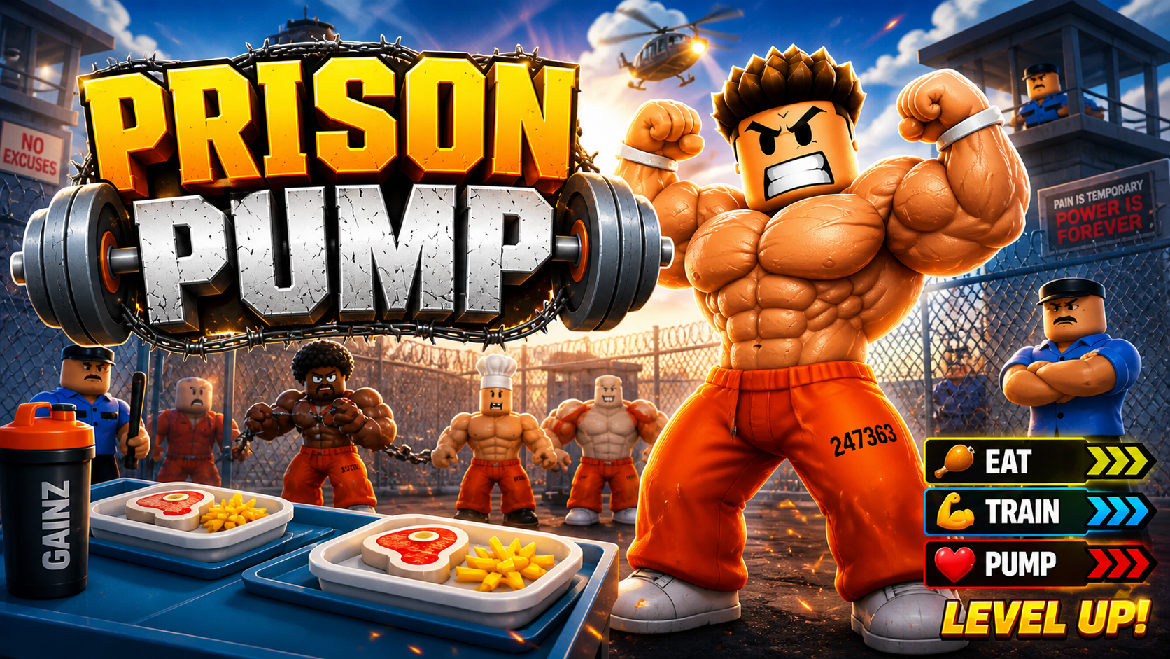 Prison Pump game preview