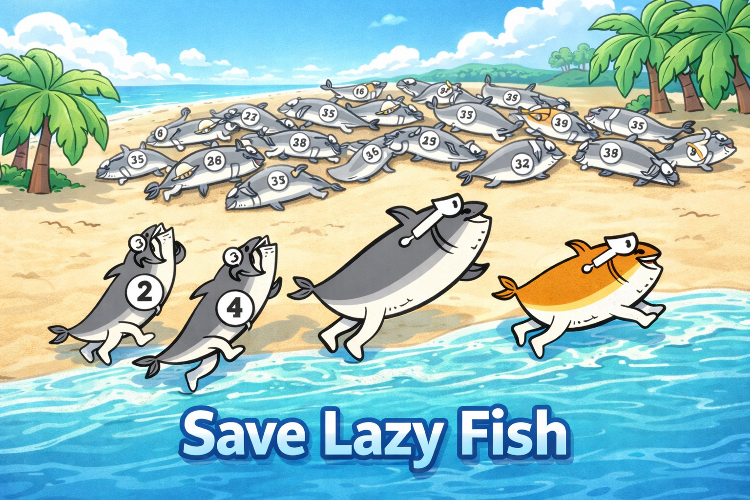 Aperçu du jeu Save Lazy Fish