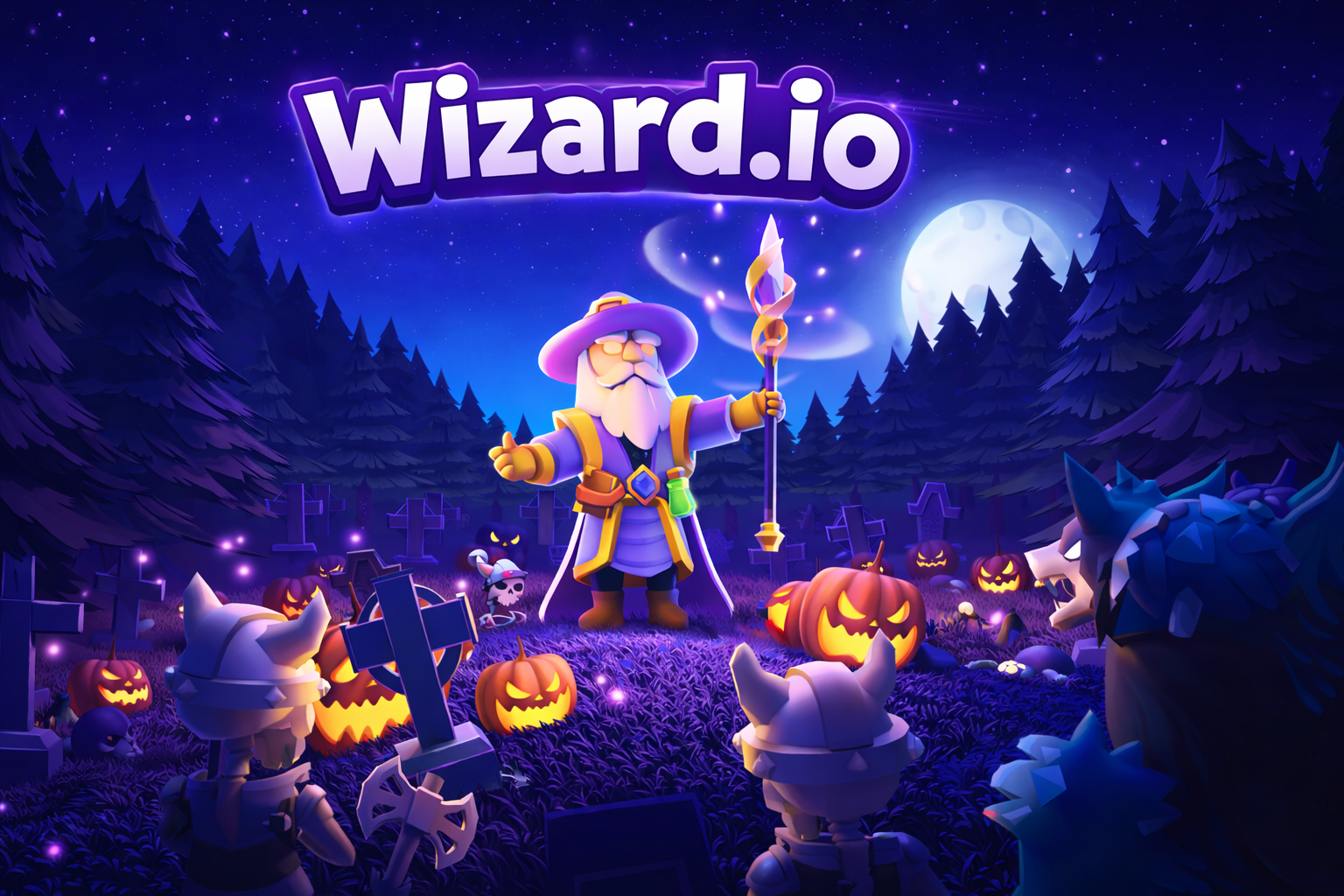 Wizard Io game preview