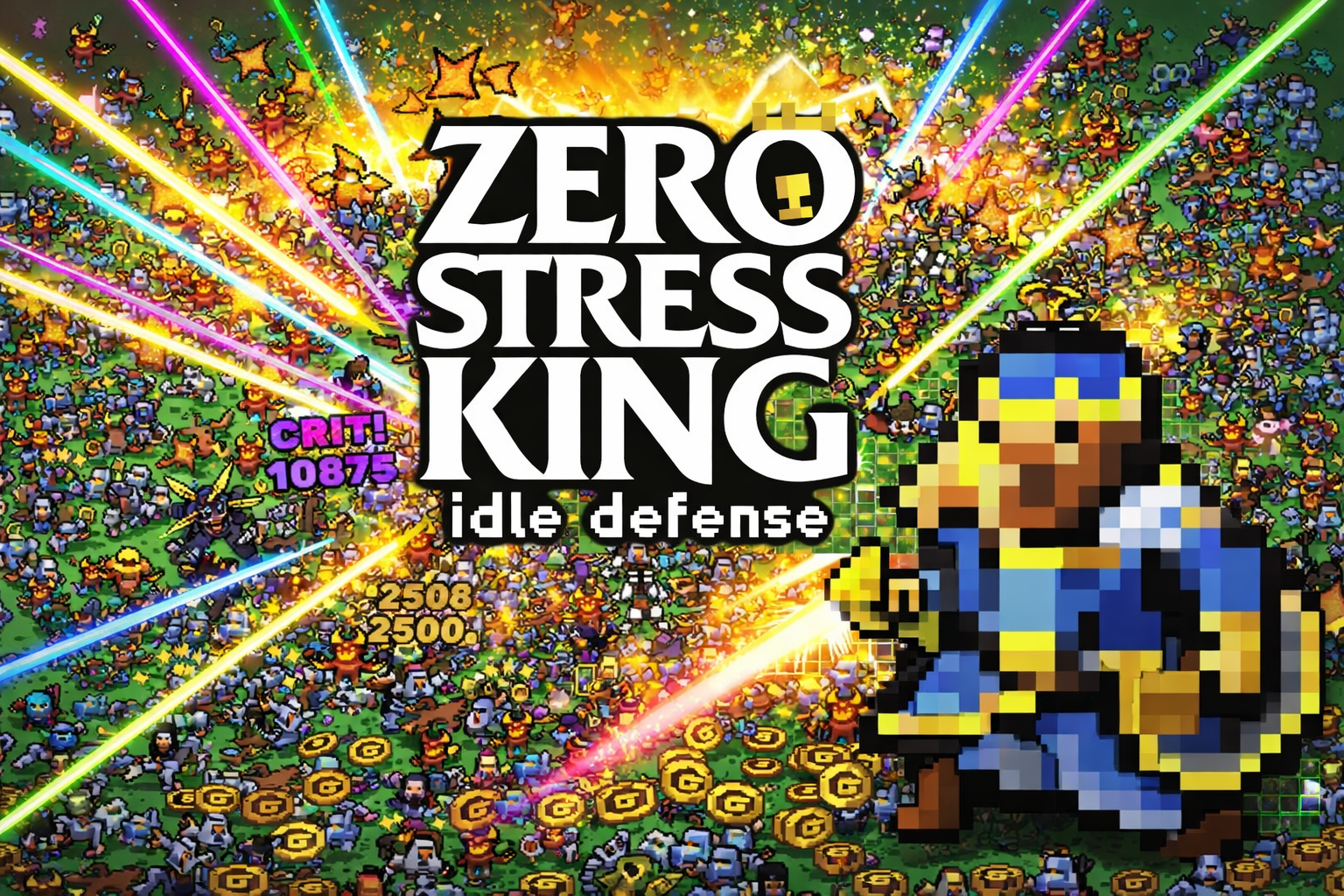 Zero Stress King Idle Defense game preview